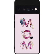 Google Pixel 6 Pro Case Hülle - Silikon schwarz Mom 2024 girly mom