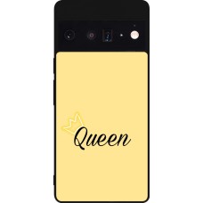 Google Pixel 6 Pro Case Hülle - Silikon schwarz Mom 2024 Queen