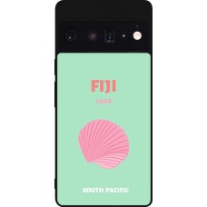 Google Pixel 6 Pro Case Hülle - Silikon schwarz Pop Summer Destination Fiji