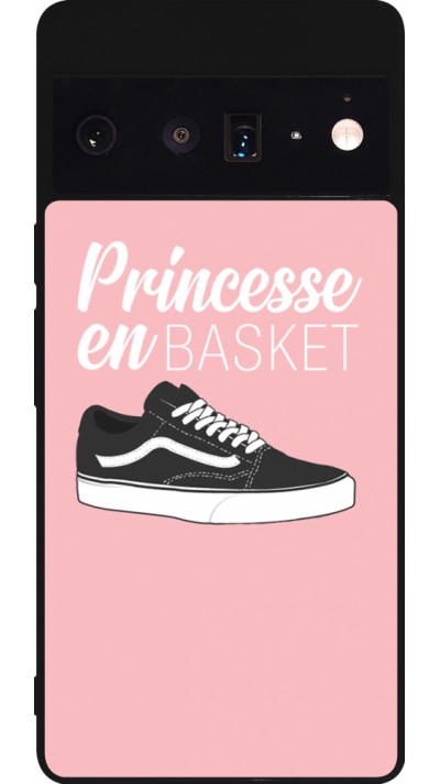 Google Pixel 6 Pro Case Hülle - Silikon schwarz princesse en basket