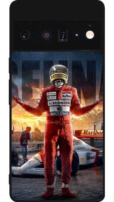 Coque Google Pixel 6 Pro - Silicone rigide noir Senna The King of Rain