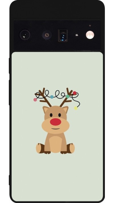 Google Pixel 6 Pro Case Hülle - Silikon schwarz Christmas 22 baby reindeer