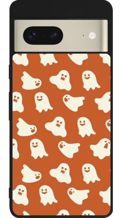 Google Pixel 7 Case Hülle - Silikon schwarz Autumn 2024 mini ghosts