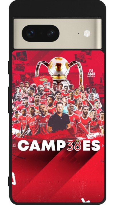 Google Pixel 7 Case Hülle - Silikon schwarz Benfica Campeoes 2023