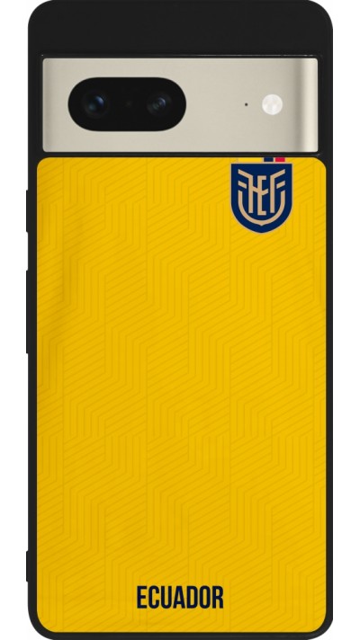 Google Pixel 7 Case Hülle - Silikon schwarz Ecuador 2022 Fußballtrikot