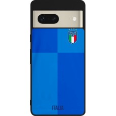 Google Pixel 7 Case Hülle - Silikon schwarz Italien 2022 personalisierbares Fußballtrikot