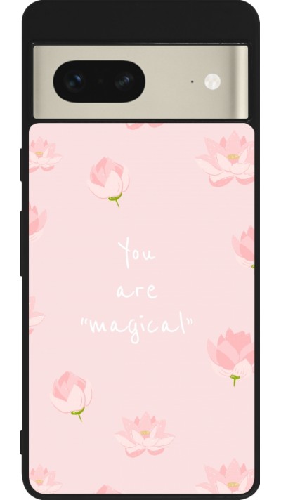 Google Pixel 7 Case Hülle - Silikon schwarz Mom 2023 your are magical