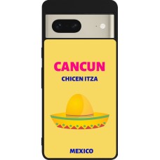 Google Pixel 7 Case Hülle - Silikon schwarz Pop Summer Destination Cancun