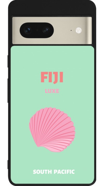 Google Pixel 7 Case Hülle - Silikon schwarz Pop Summer Destination Fiji