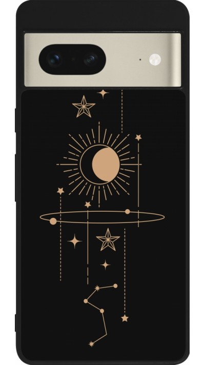 Google Pixel 7 Case Hülle - Silikon schwarz Spring 23 astro