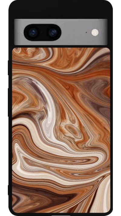 Google Pixel 7a Case Hülle - Silikon schwarz Autumn 2024 marbe