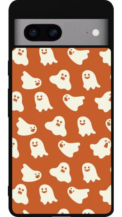 Google Pixel 7a Case Hülle - Silikon schwarz Autumn 2024 mini ghosts