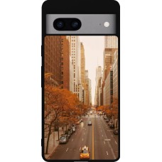 Google Pixel 7a Case Hülle - Silikon schwarz Autumn 2024 New York city