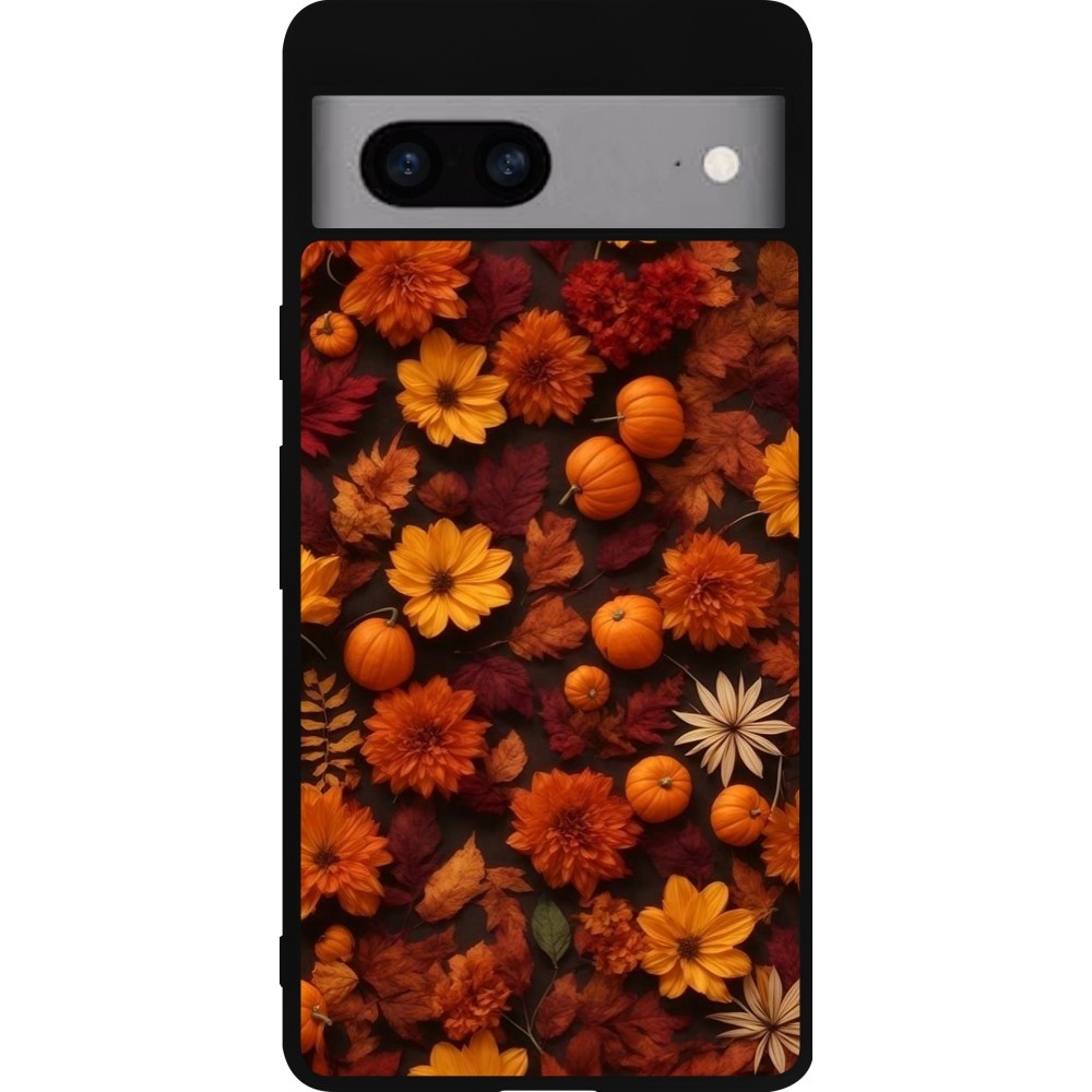 Google Pixel 7a Case Hülle - Silikon schwarz Autumn 2024 potpourri