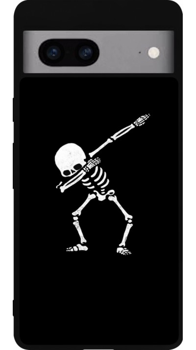 Google Pixel 7a Case Hülle - Silikon schwarz Halloween 19 09