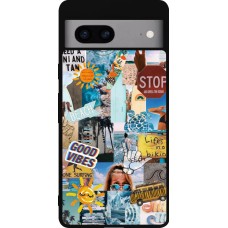 Google Pixel 7a Case Hülle - Silikon schwarz Summer 2021 15