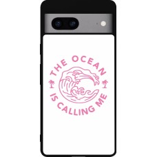 Google Pixel 7a Case Hülle - Silikon schwarz The Ocean is calling me