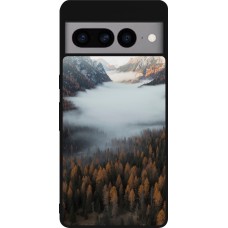 Google Pixel 7 Pro Case Hülle - Silikon schwarz Autumn 22 forest lanscape