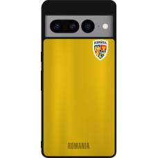 Google Pixel 7 Pro Case Hülle - Silikon schwarz Fussballtrikot Rumänien