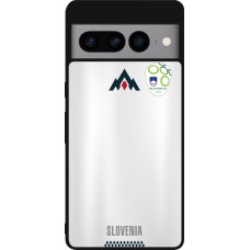 Google Pixel 7 Pro Case Hülle - Silikon schwarz Fussballtrikot Slowenien