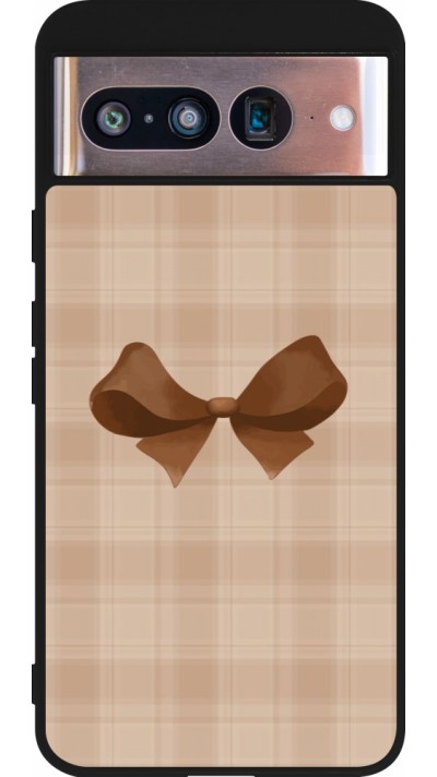 Google Pixel 8 Case Hülle - Silikon schwarz Autumn 2024 bow