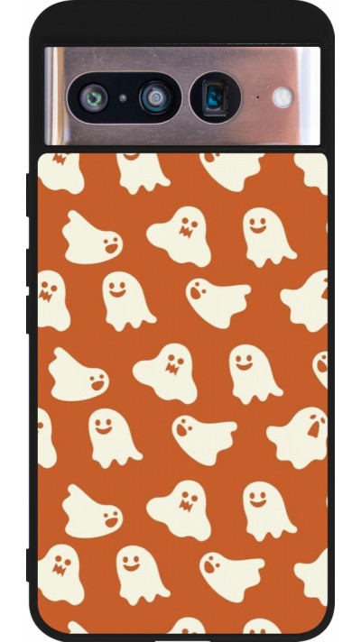 Google Pixel 8 Case Hülle - Silikon schwarz Autumn 2024 mini ghosts