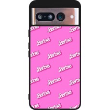 Google Pixel 8 Case Hülle - Silikon schwarz Barbie Pattern