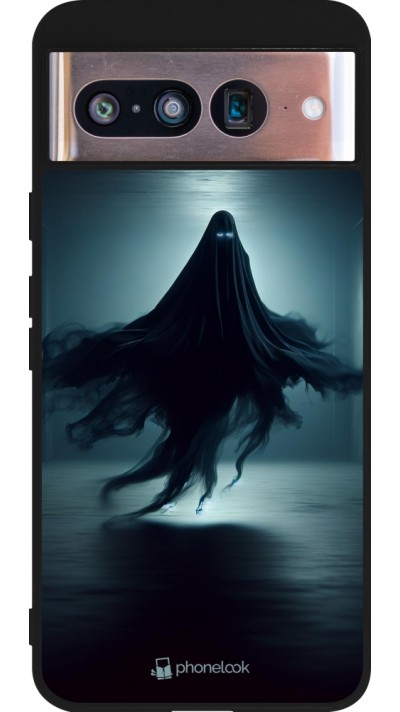 Google Pixel 8 Case Hülle - Silikon schwarz Halloween 2024 Spektraler Schatten