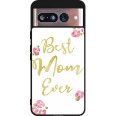 Google Pixel 8 Case Hülle - Silikon schwarz Mom 2024 best Mom ever