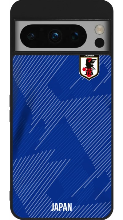 Google Pixel 8 Pro Case Hülle - Silikon schwarz Japan 2022 personalisierbares Fussballtrikot