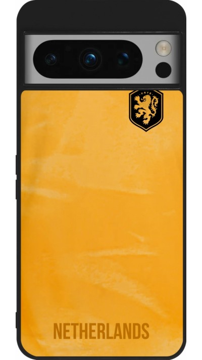 Google Pixel 8 Pro Case Hülle - Silikon schwarz Holland 2022 personalisierbares Fußballtrikot