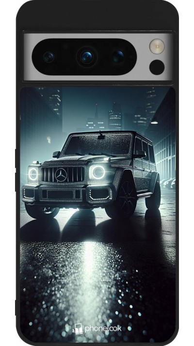 Google Pixel 8 Pro Case Hülle - Silikon schwarz Mercedes G AMG Nacht