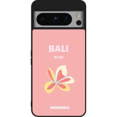 Google Pixel 8 Pro Case Hülle - Silikon schwarz Pop Summer Destination Bali