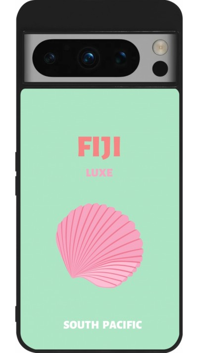 Google Pixel 8 Pro Case Hülle - Silikon schwarz Pop Summer Destination Fiji