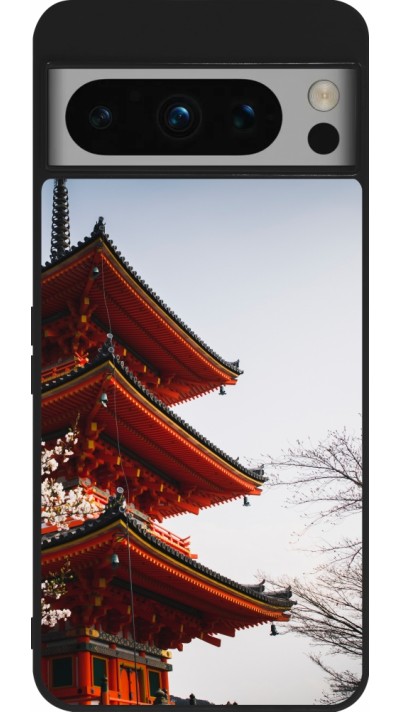 Google Pixel 8 Pro Case Hülle - Silikon schwarz Spring 23 Japan