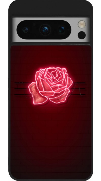 Google Pixel 8 Pro Case Hülle - Silikon schwarz Spring 23 neon rose