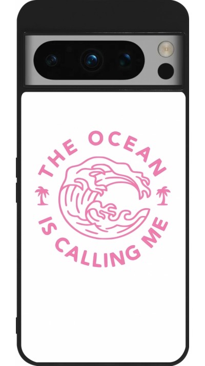 Google Pixel 8 Pro Case Hülle - Silikon schwarz The Ocean is calling me