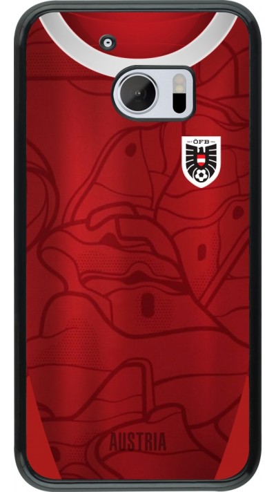 Coque HTC 10 - Maillot de football Autriche personnalisable