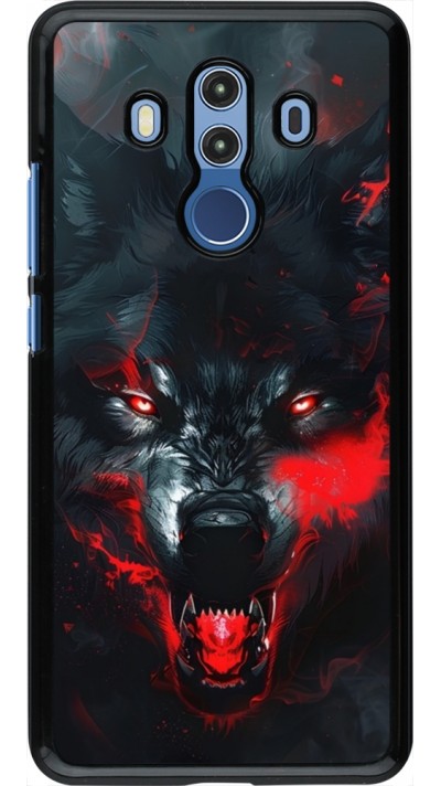 Huawei Mate 10 Pro Case Hülle - Halloween 2024 mad werewolf