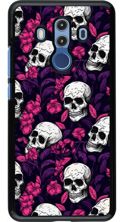 Huawei Mate 10 Pro Case Hülle - Halloween 2024 romantic skulls