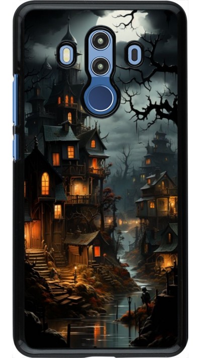 Huawei Mate 10 Pro Case Hülle - Halloween 2024 scary town