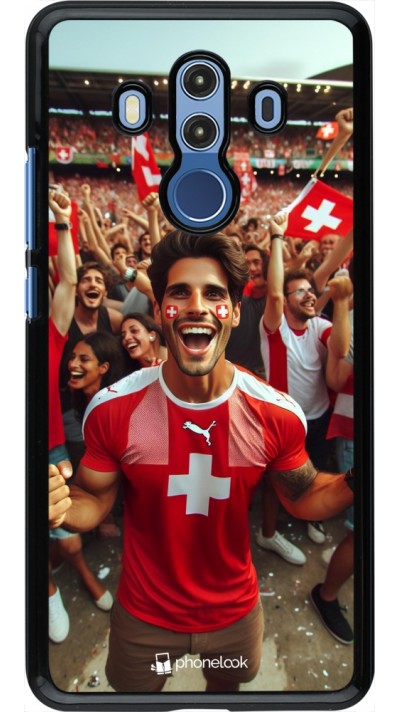 Coque Huawei Mate 10 Pro - Supporter Suisse Euro 2024