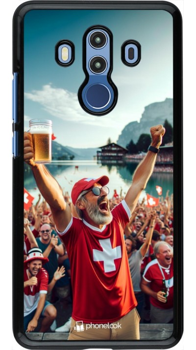Coque Huawei Mate 10 Pro - Victoire suisse fan zone Euro 2024