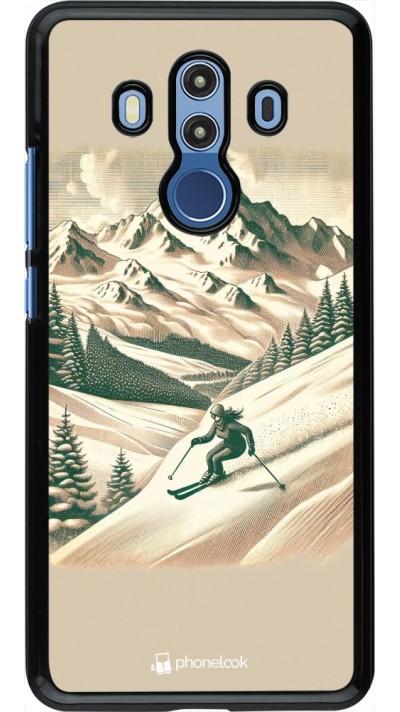 Coque Huawei Mate 10 Pro - Vintage Ski Mountain