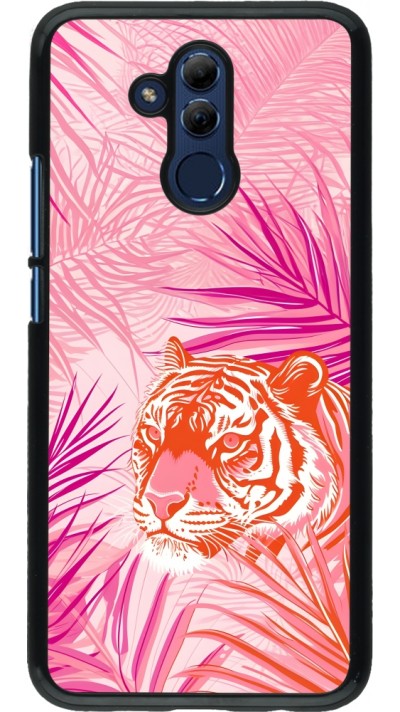 Coque Huawei Mate 20 Lite - Tigre palmiers roses