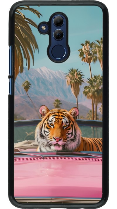 Coque Huawei Mate 20 Lite - Tigre voiture rose