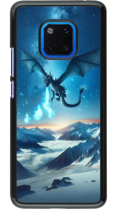 Coque Huawei Mate 20 Pro - Dragon nocturne montagne