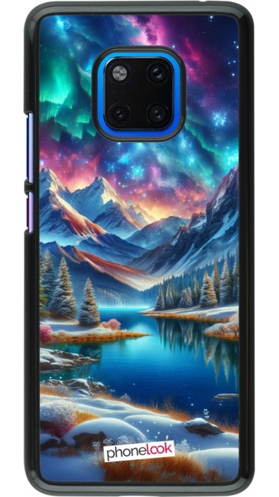 Coque Huawei Mate 20 Pro - Fantasy Mountain Lake Sky Stars