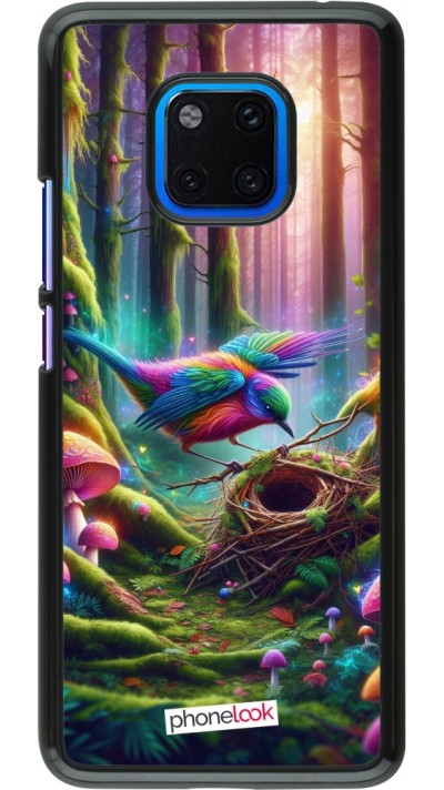 Coque Huawei Mate 20 Pro - Oiseau Nid Forêt