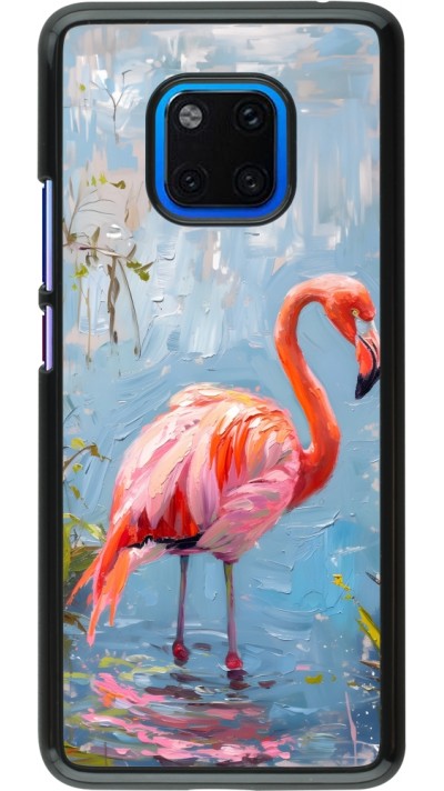 Coque Huawei Mate 20 Pro - Paint Flamingo